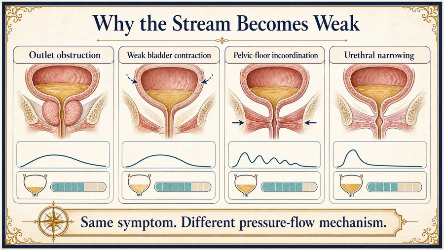 Why the Stream Becomes Weak.