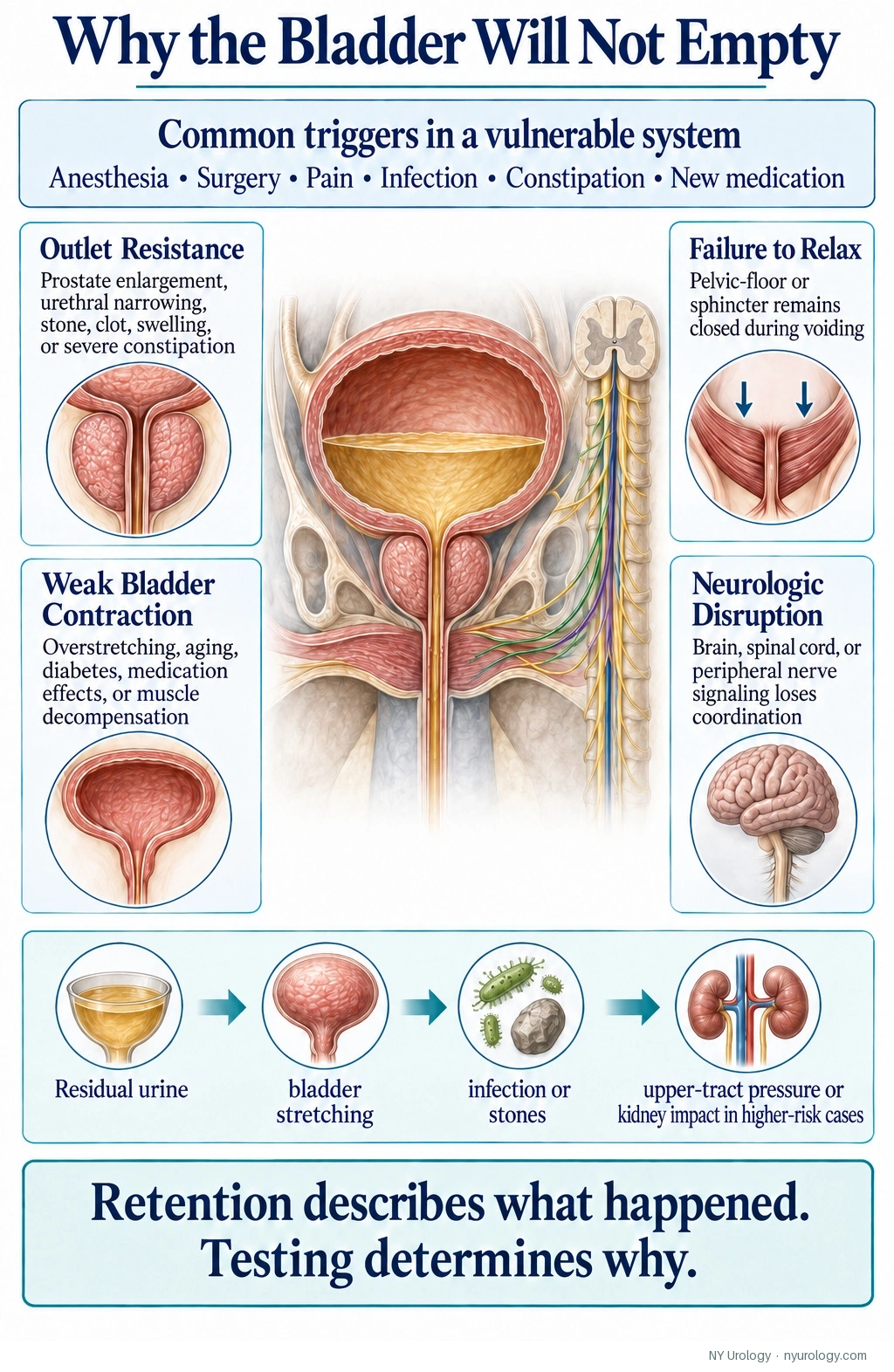 Why the Bladder Will Not Empty