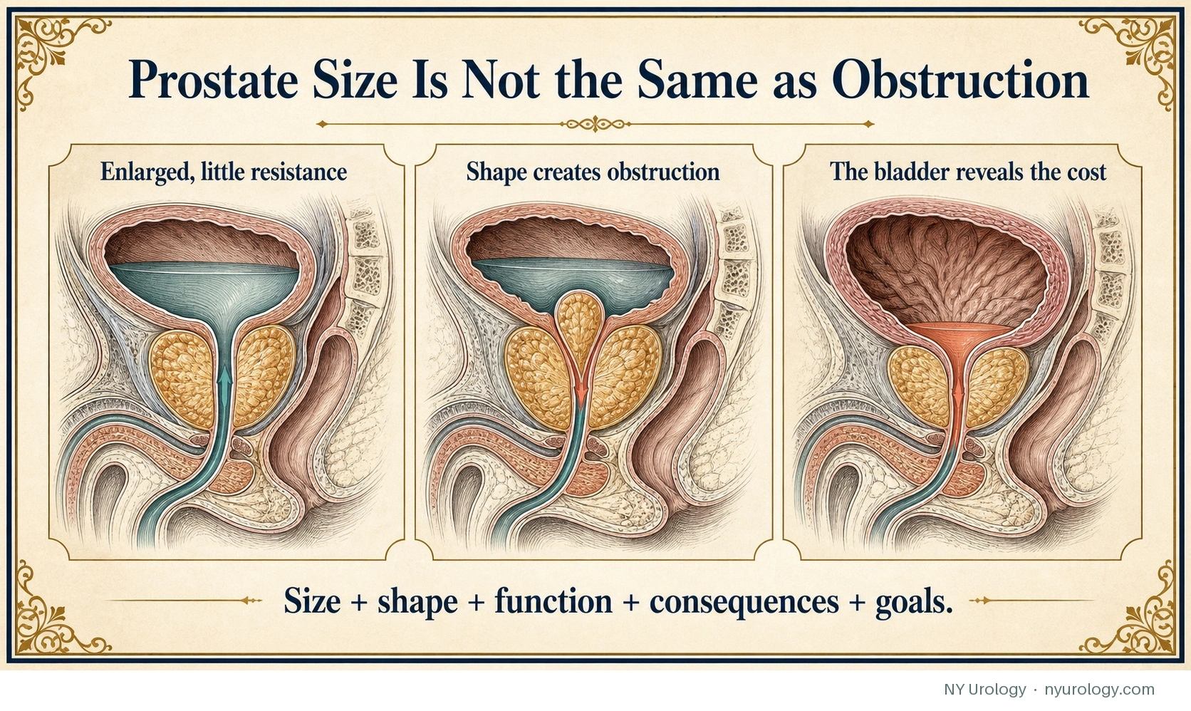 Prostate Size Is Not the Same as Obstruction