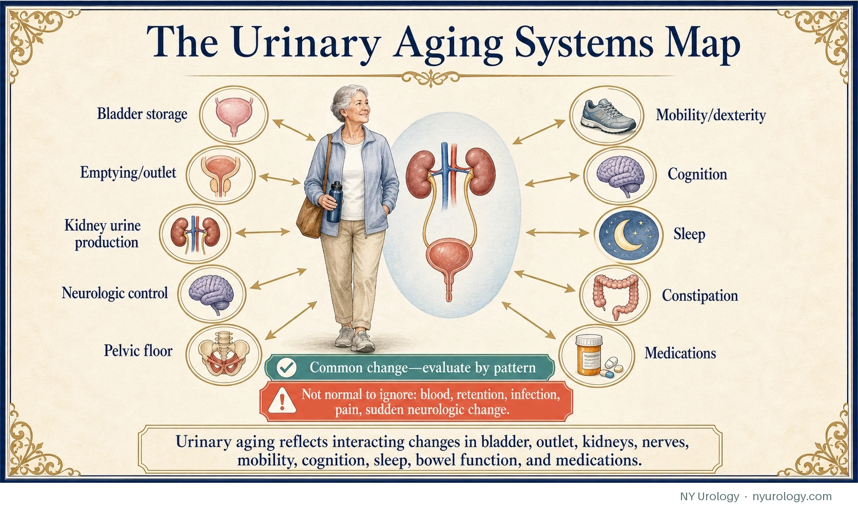 The Urinary Aging Systems Map